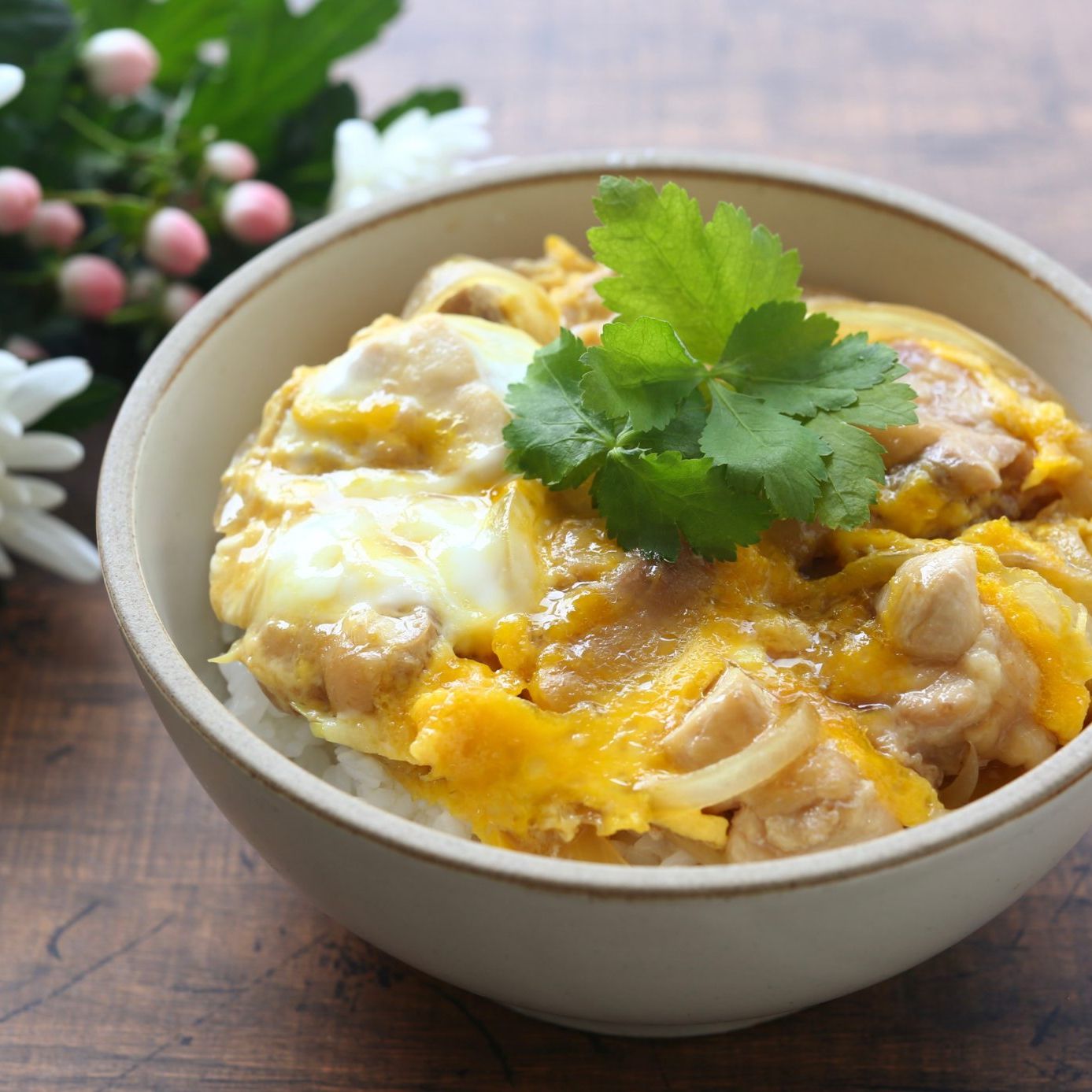 めんつゆ 親子 丼