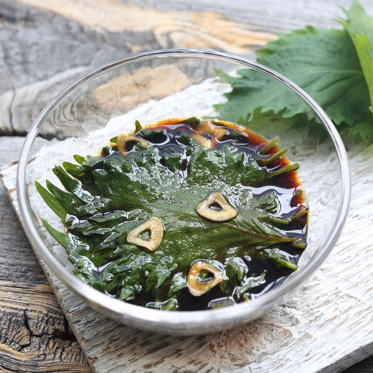 大葉 醤油 漬け