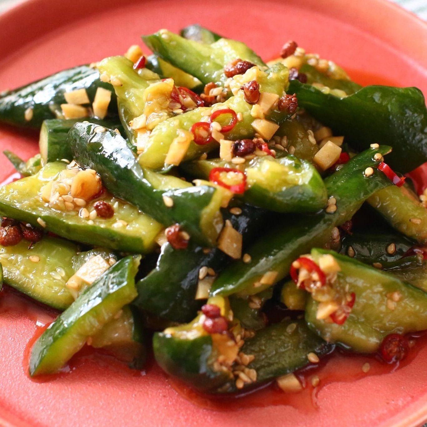 ピリ辛きゅうりのレシピ｜四川風に仕上げる本格派の簡単副菜 | やまで