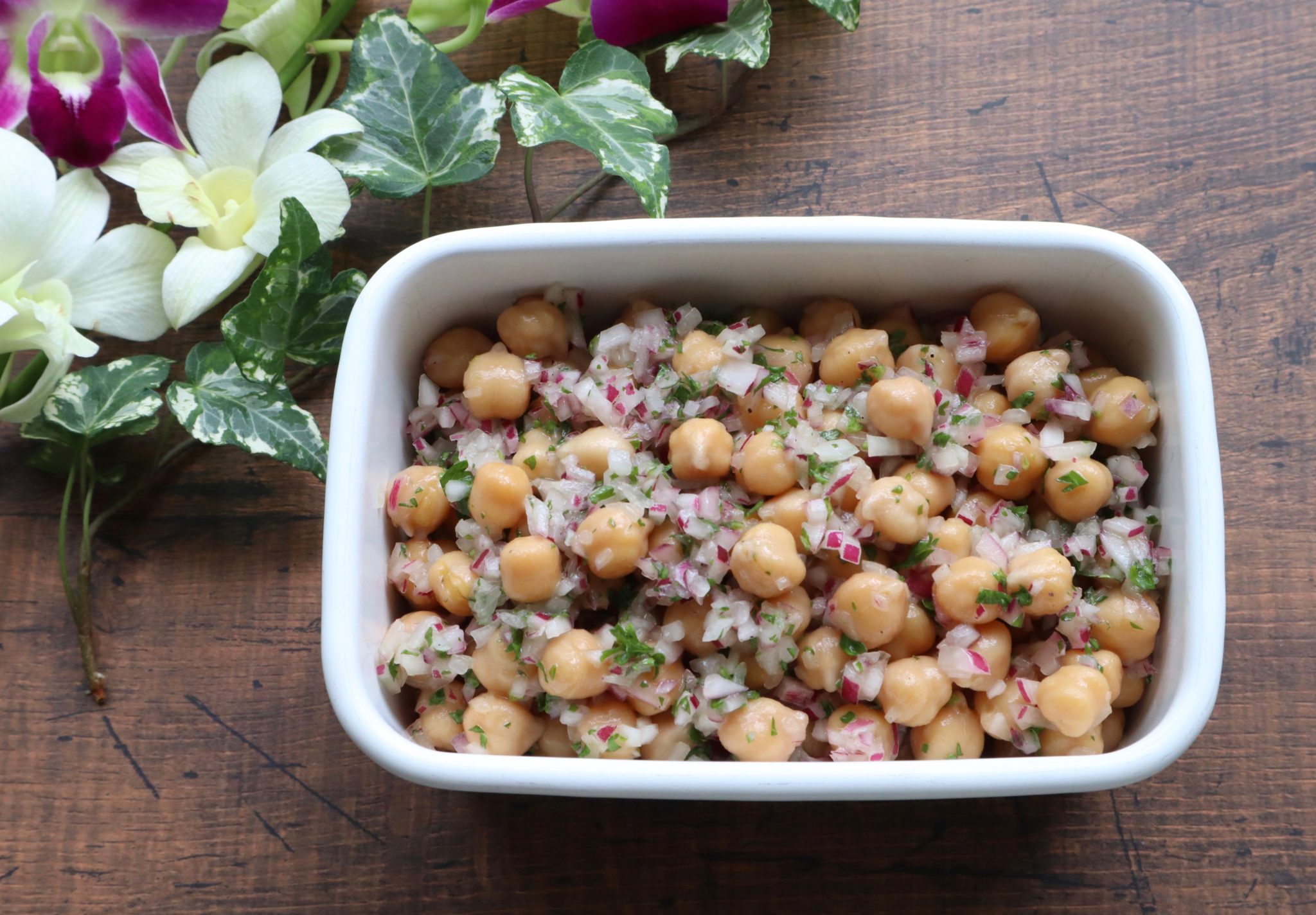 カブとひよこ豆のサラダのレシピ