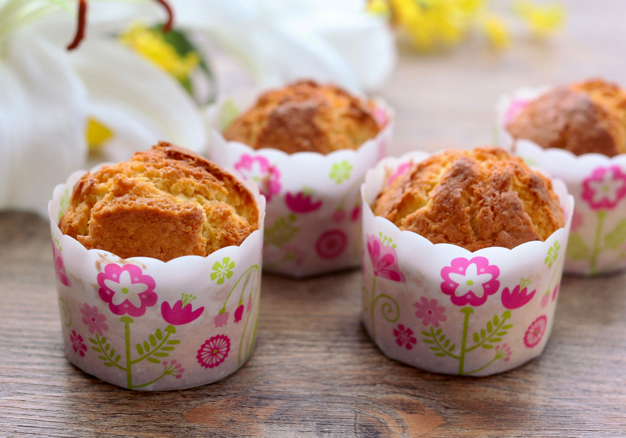 エッグノッグドーナツマフィンのレシピ