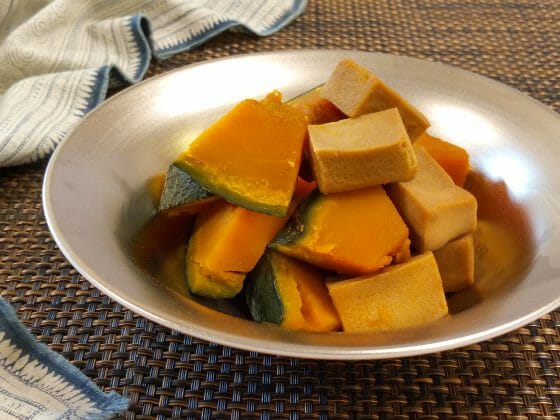 かぼちゃと高野豆腐のレシピ