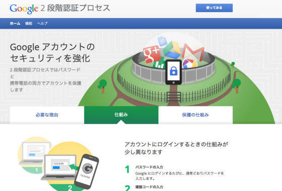 Google2段階認証