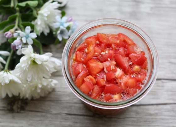 トマトの塩漬けのレシピ