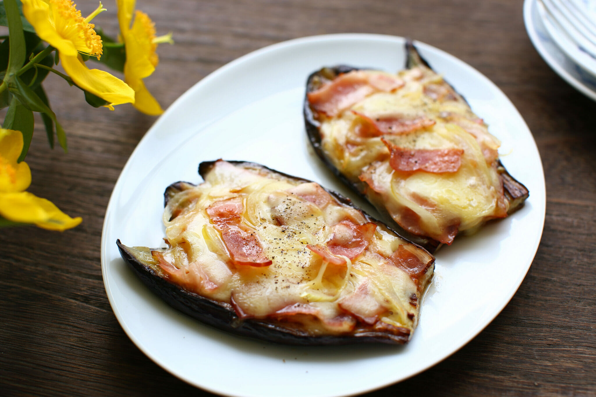 ブリーチーズとポテトのピザのレシピ