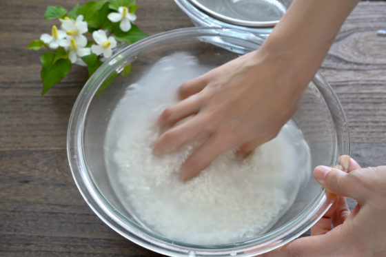 米の洗い方