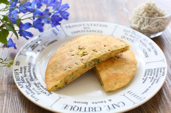 しらすのおやき風パンケーキ