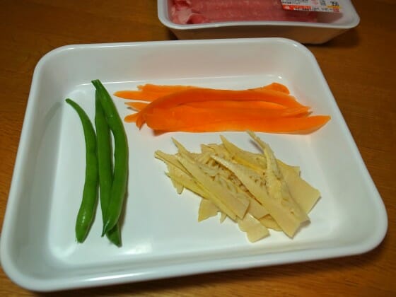 肉巻きの具材