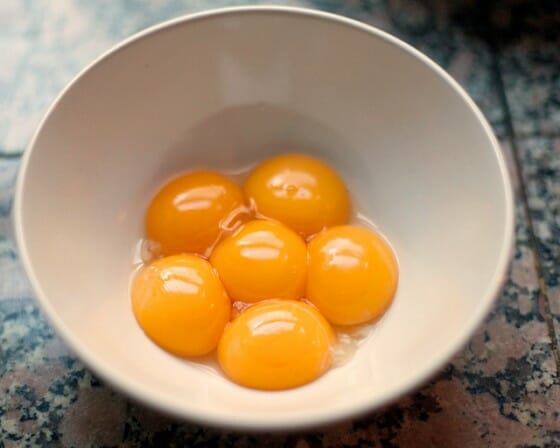 卵黄の天ぷら
