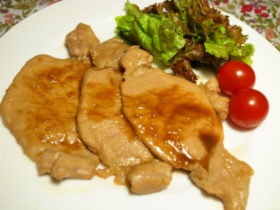 ヨーグルトを使った豚肉料理