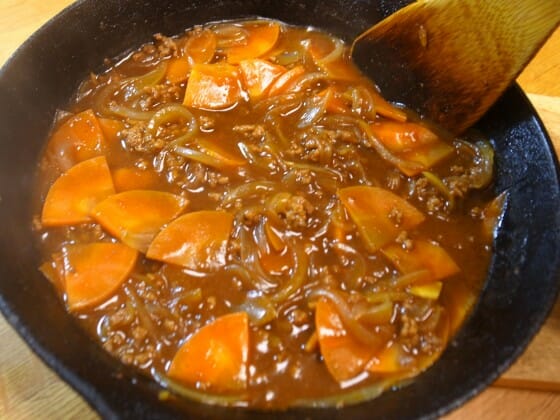 ホットプレートカレーの作り方