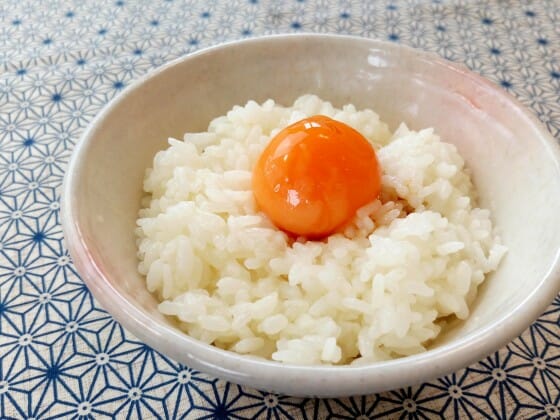 冷凍卵で作る卵かけご飯
