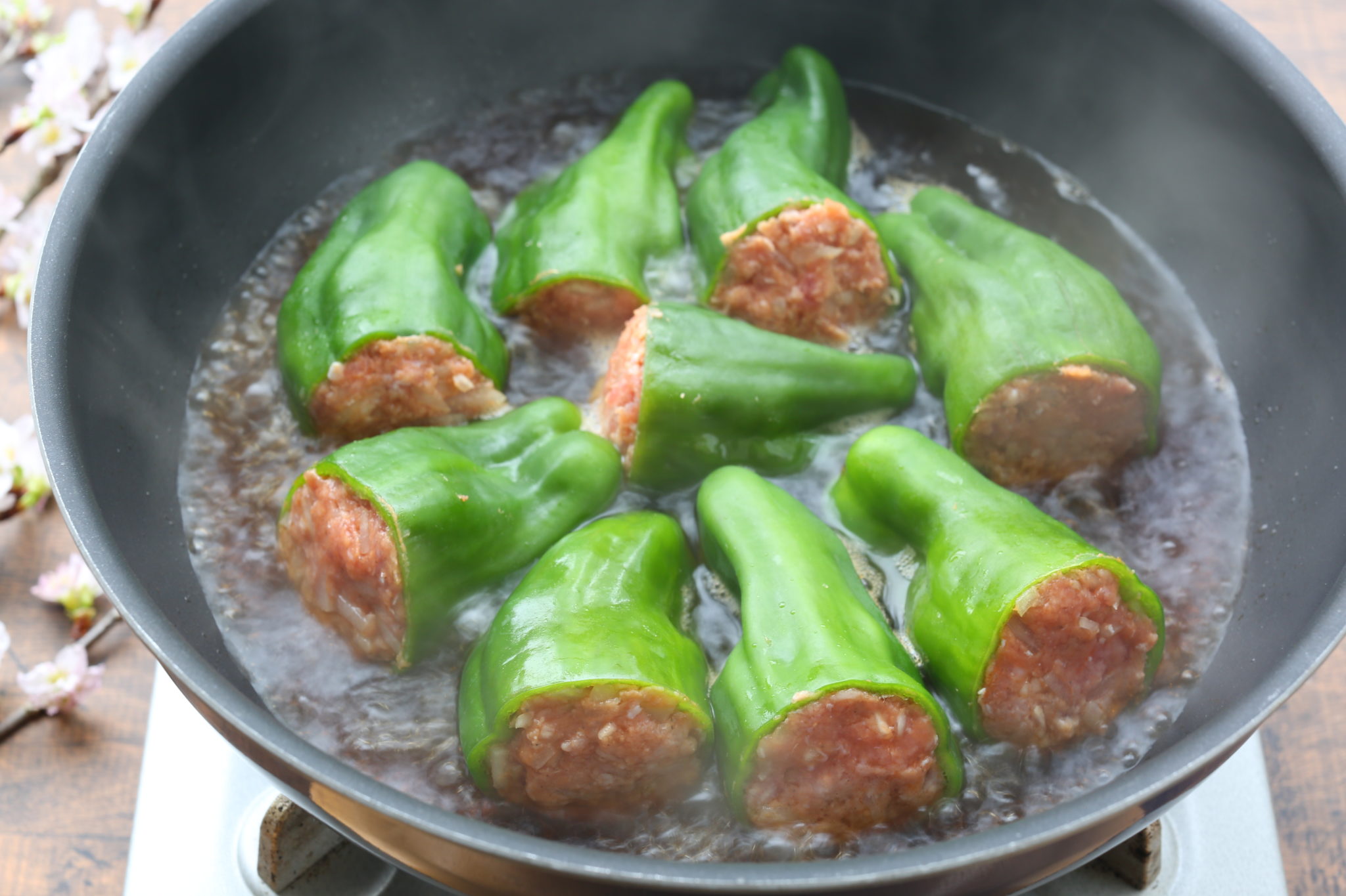 テックスメックスピーマンの肉詰めレシピ