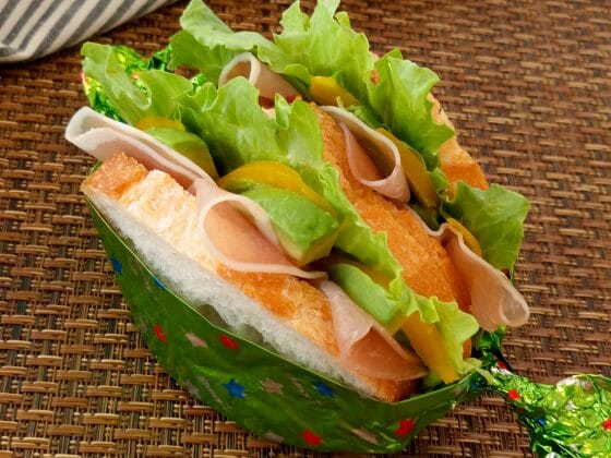 サンドイッチの具（生ハムとアボカド）