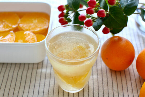 オレンジ酢とオレンジサワードリンク