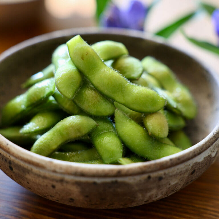 枝豆わさびの簡単レシピ。冷凍でもOK！わさび風味の枝豆の作り方。 | やまでら くみこ のレシピ