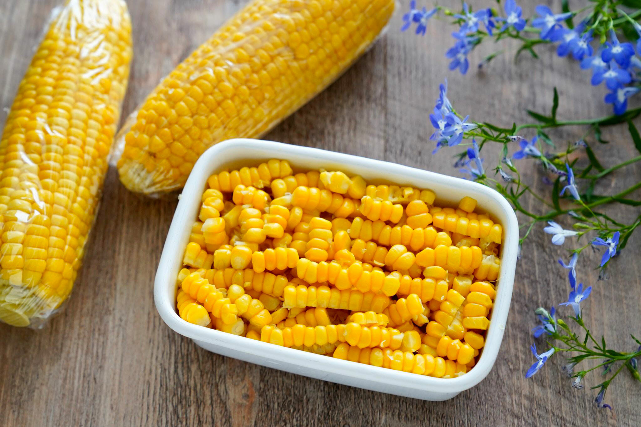 冷凍はイマイチ！とうもろこしの保存。冷蔵で早めに食べ切るのがお勧め | やまでら くみこ のレシピ