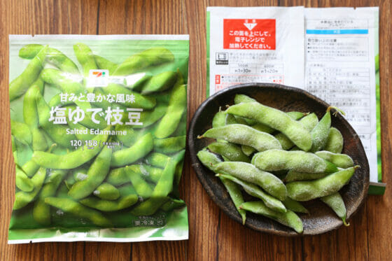 市販の冷凍枝豆