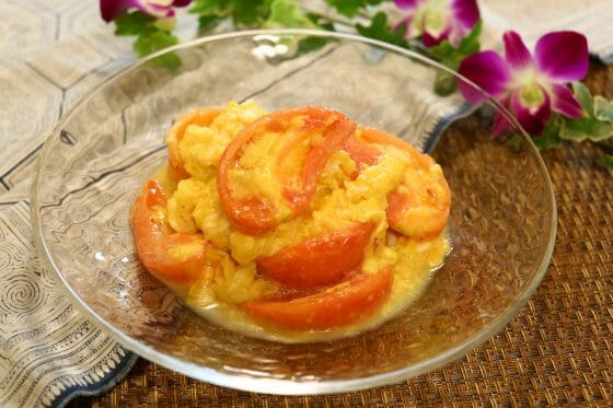 トマトと卵の中華炒めのレシピ