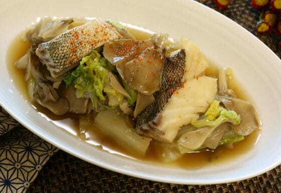 たらの簡単レシピ。柳澤英子さんの、鱈と白菜の味噌煮。
