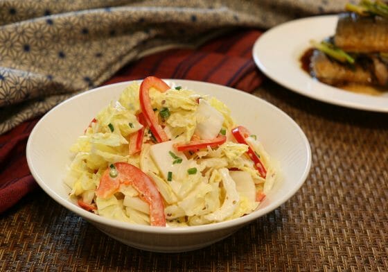 白菜とパプリカのサラダのレシピ。柳澤英子さんのおすすめ。