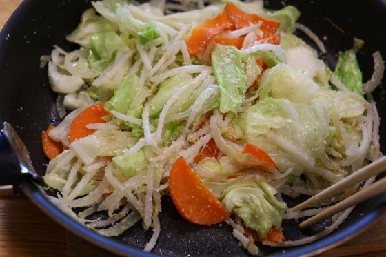 野菜炒めの簡単な作り方