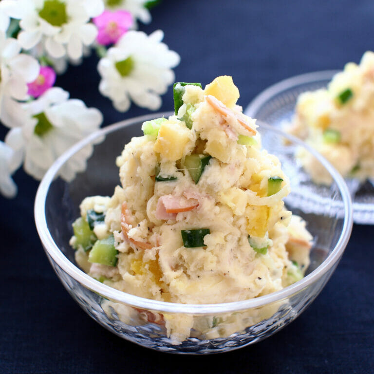 たくあんで格上げ ポテトサラダの絶品レシピ クリームチーズも好相性 やまでら くみこ のレシピ