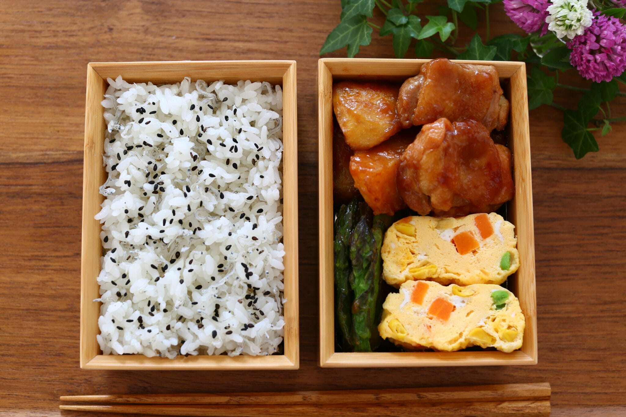お弁当の簡単おかずレシピ。ゆうこりんの肉じゃが弁当