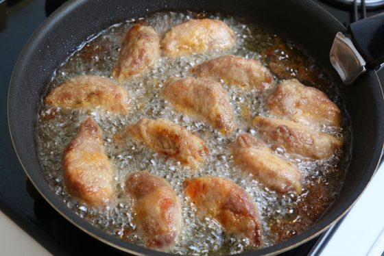 トマトの肉巻きの焼き方