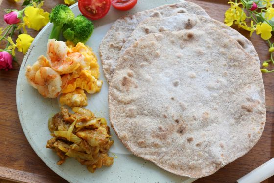 チャパティのレシピ。人気インド料理店のおすすめ。