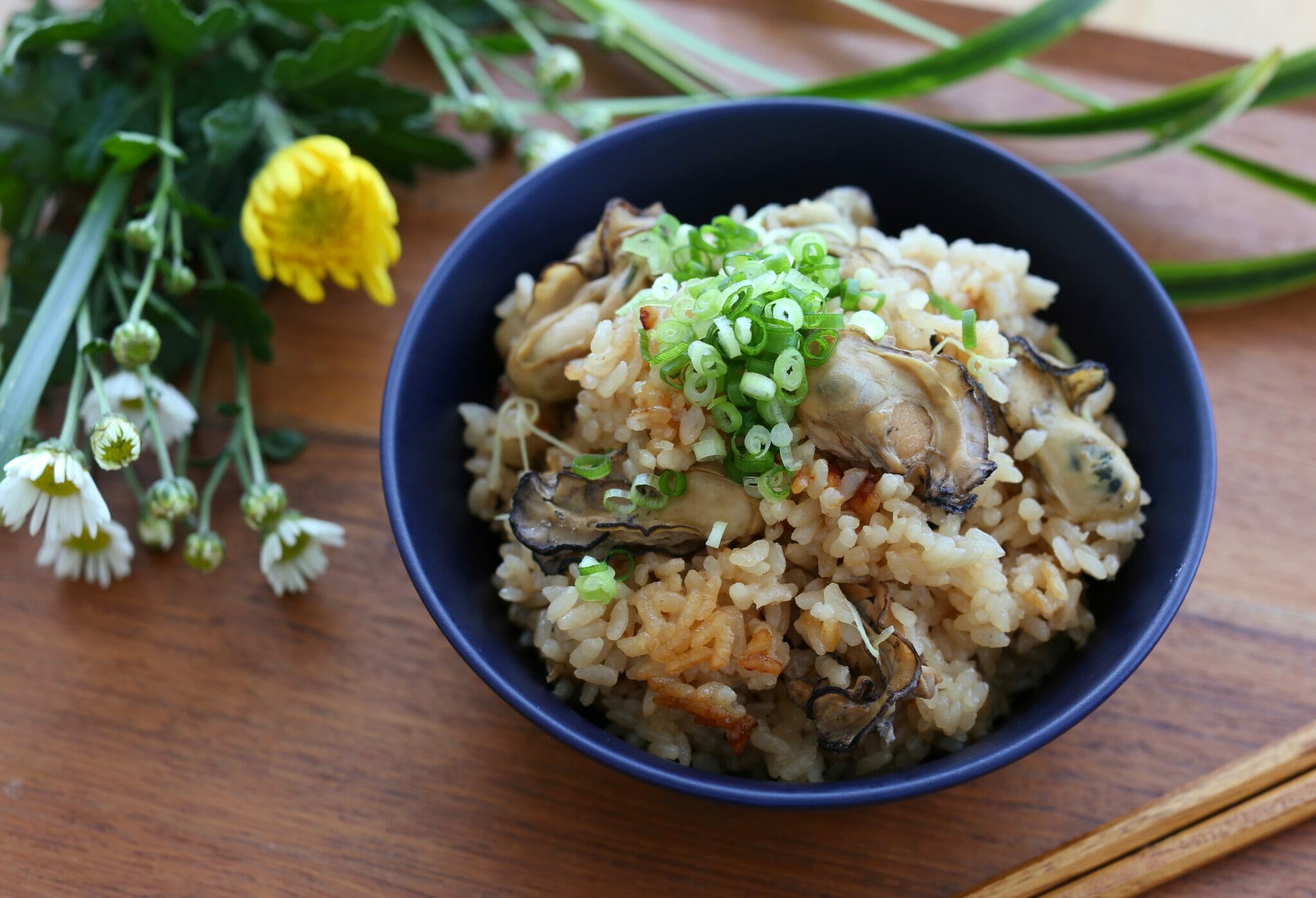 牡蠣の炊き込みご飯のレシピ。簡単かきめしの作り方。