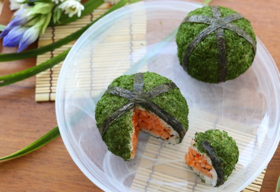 インスタ映えするすいかおにぎり
