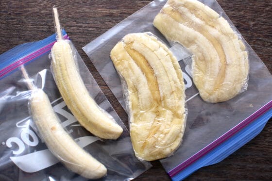バナナの冷凍