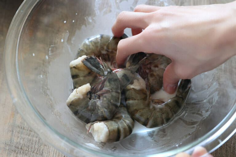 エビの茹で方。エビを上手に茹でる(ボイルする)方法。 | やまでら くみこ のレシピ