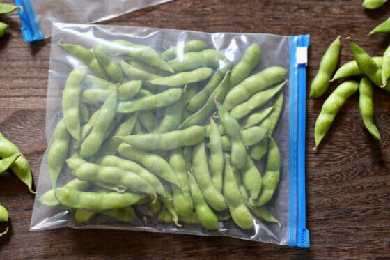 枝豆の冷凍と
保存方法
