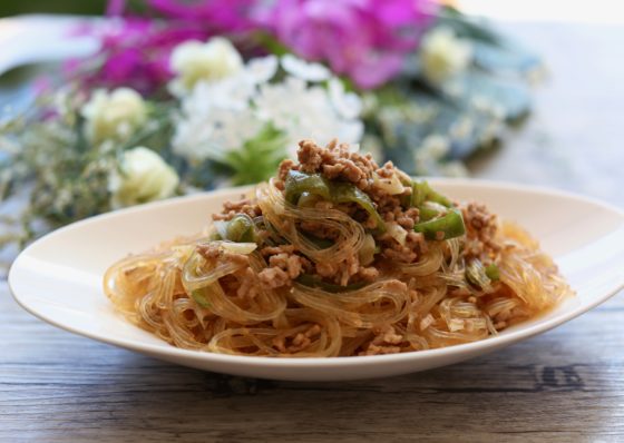 レンジで作るマーボ春雨