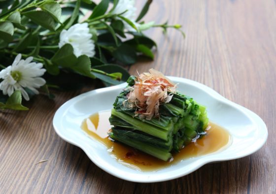小松菜のおひたしのいちおしレシピ。ガッテンで話題の小松菜の茹で方。
