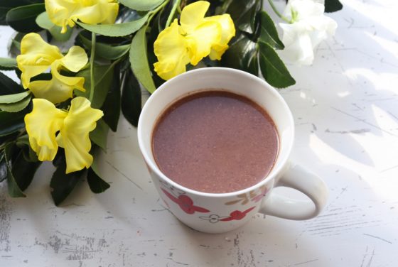 チョコ甘酒のレシピ。チョコレートの栄養をいかして免疫力アップ。