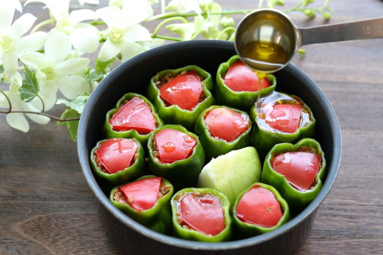 ドルマのレシピ。トルコの人気料理！ピーマンドルマの作り方 | やまでら くみこ のレシピ