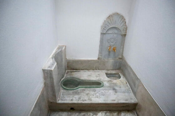 トプカプ宮殿のハレムのトイレ