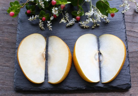 梨の変色を防止！色止めにはどの方法？塩と砂糖とレモンを比較。
