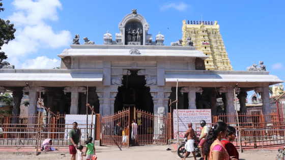 ラーマナータスワミー寺院（南インドのラーメシュワラム）