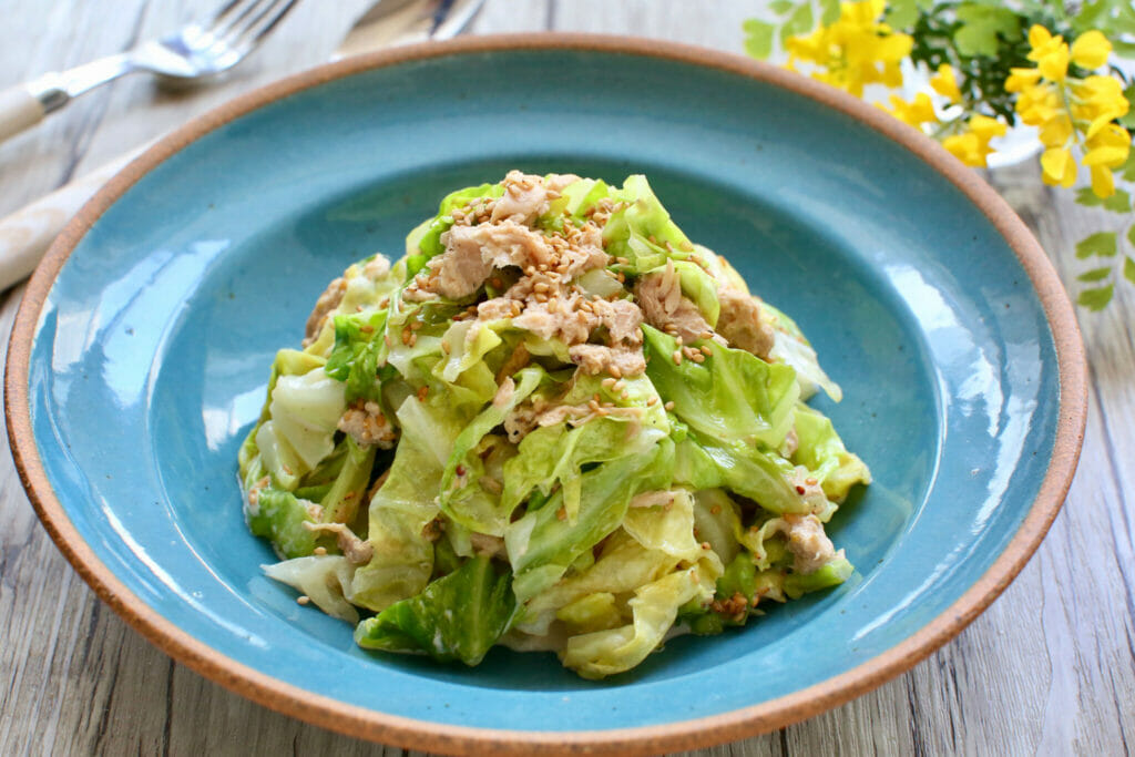 しおれキャベツのベーコンサラダ レシピ