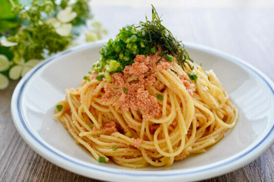人気の和風仕立て！たらこスパゲティのレシピ。簡単パスタソースの作り方