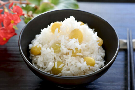 銀杏ご飯（銀杏の炊き込みご飯）のレシピ。シンプルが一番！美味しい作り方