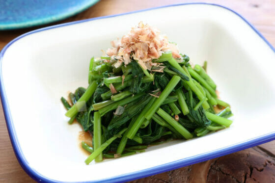 空芯菜のおひたしレシピ。トロッとした葉の食感が旨い！めんつゆで簡単。