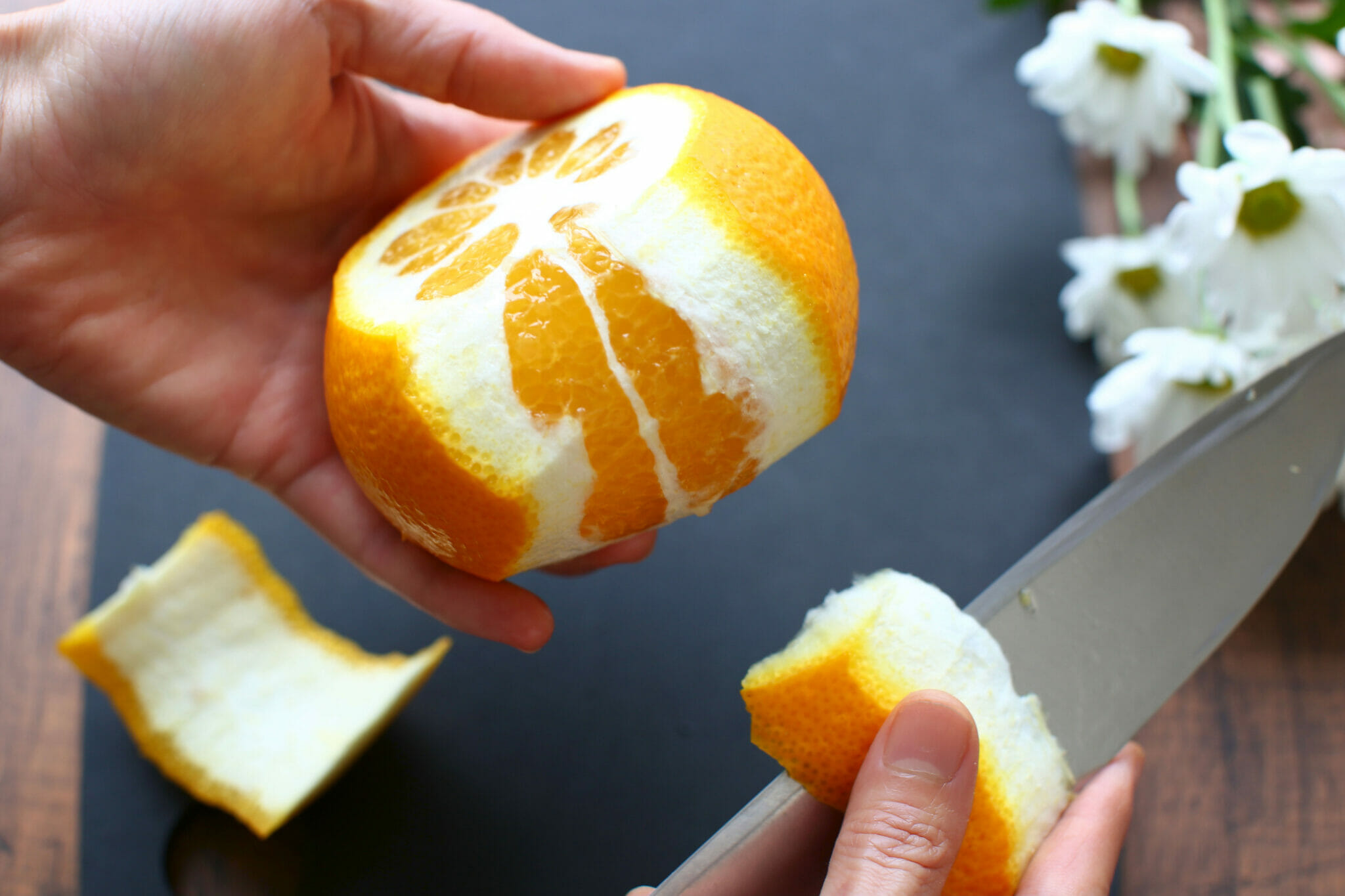 甘夏（夏みかん）の上手な食べ方。かんたんな剥き方や切り方を解説。 | やまでら くみこ のレシピ