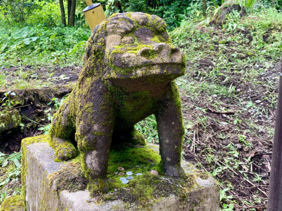 上色見熊野座神社の狛犬
