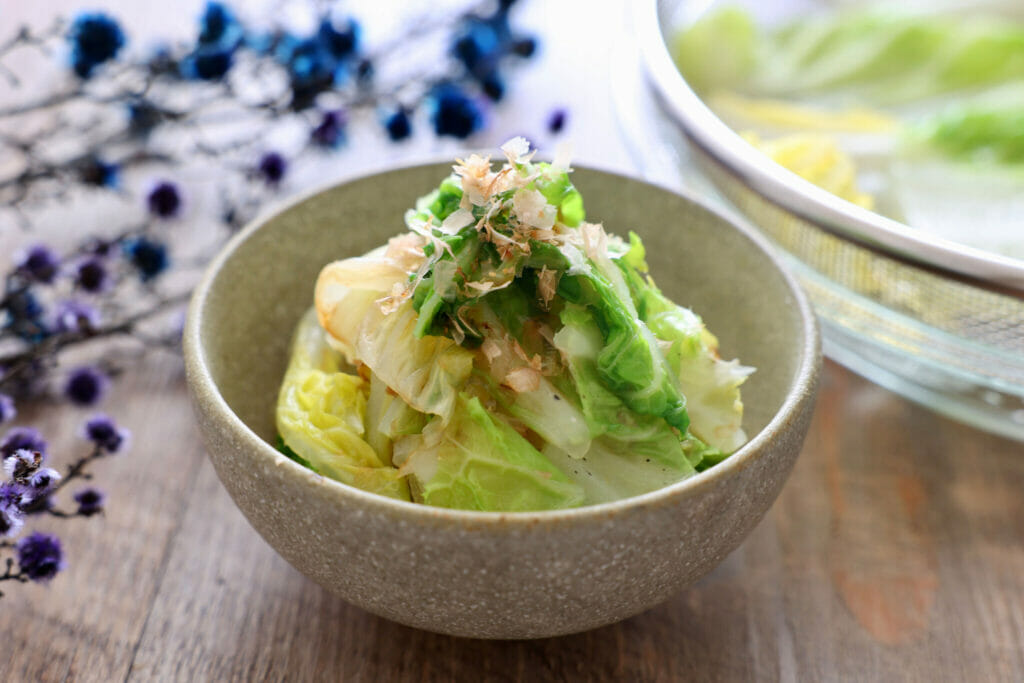 ピシッと旨い 白菜のおひたしレシピ 白だし 鰹節のダブル使い やまでら くみこ のレシピ