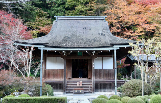 京都大原の寂光院の本堂